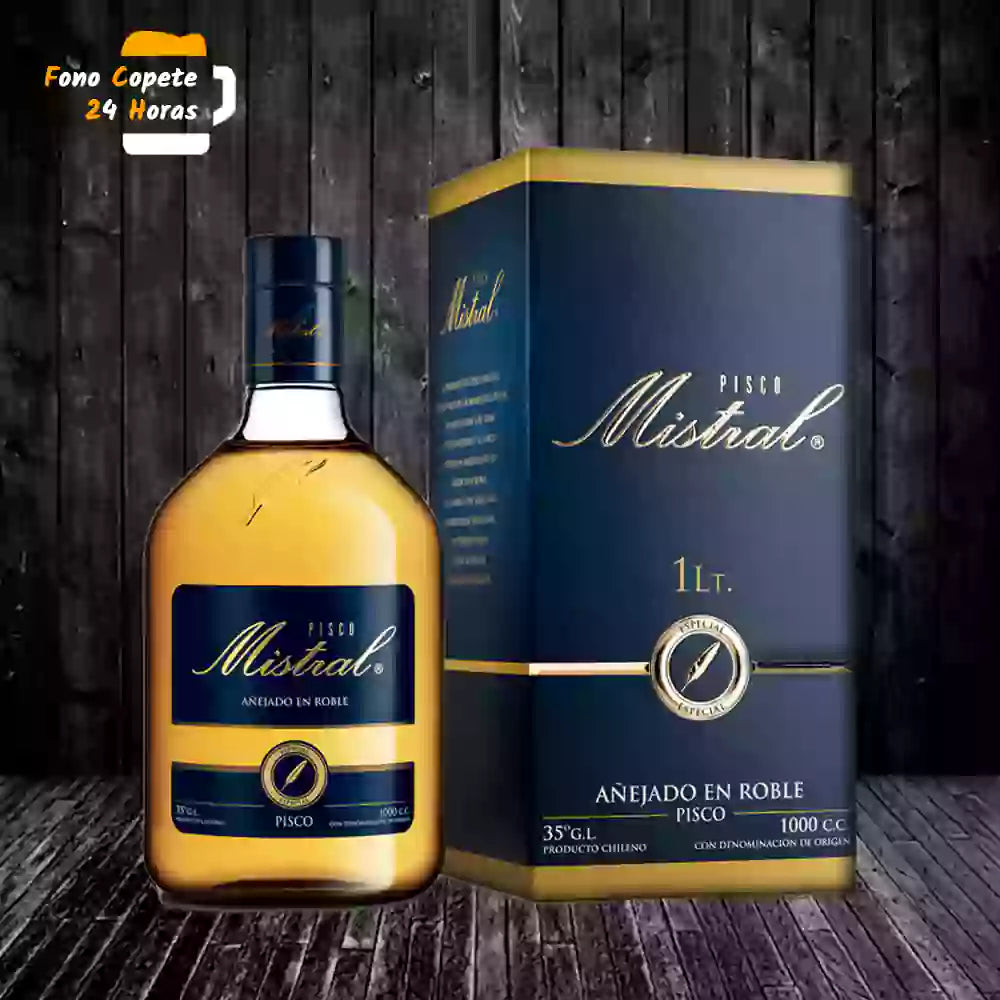 Pisco Mistral de 1 Litro