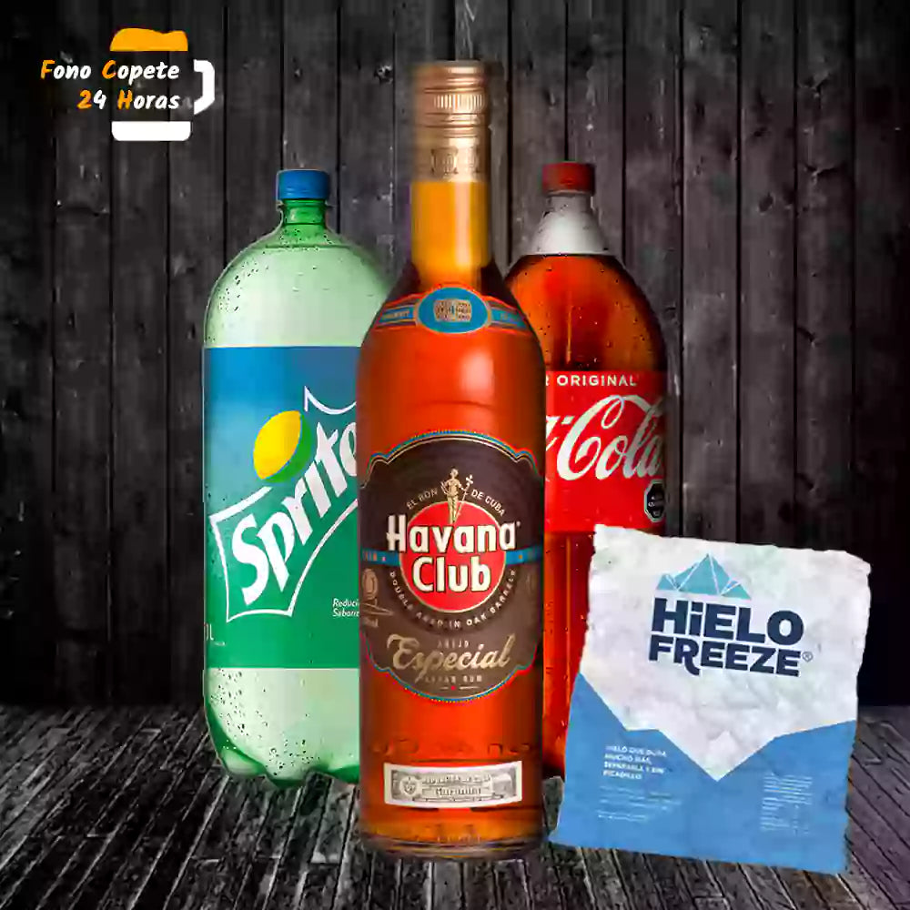 Promo Havana + Bebida 3lt + Hielo